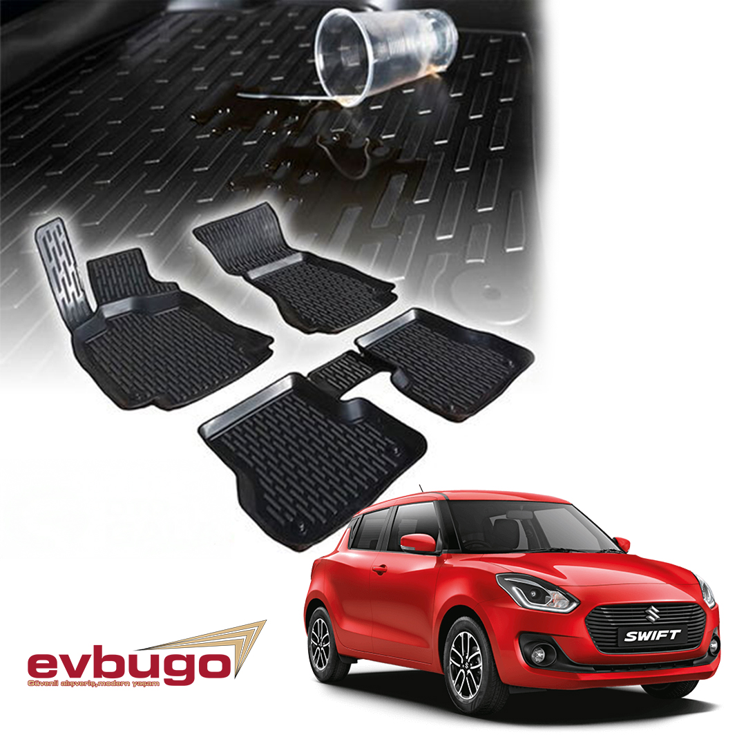 3D PASPAS SİYAH SUZUKI SWIFT 2018+